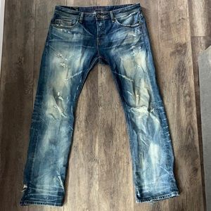 Cult of Individuality men’s size W36 L34 distressed denim.